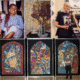 A collage of images from the first year of virtual craft cirlces